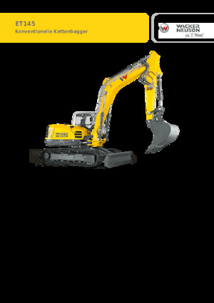 Верижни екскаватори Wacker Neuson ET145