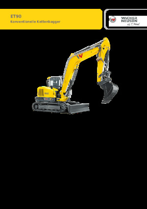 Верижни екскаватори Wacker Neuson ET90