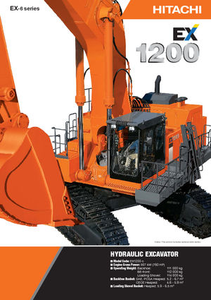 Верижни екскаватори Hitachi EX 1200-6