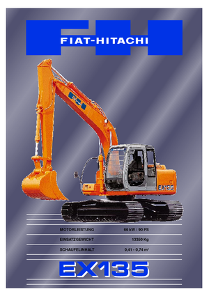 Верижни екскаватори Fiat-Hitachi EX 135