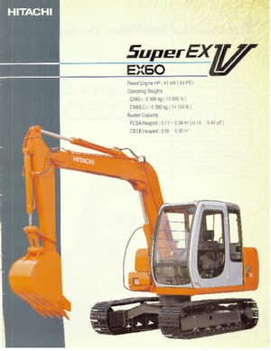 Верижни екскаватори Hitachi EX 60