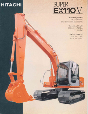 Верижни екскаватори Hitachi EX110