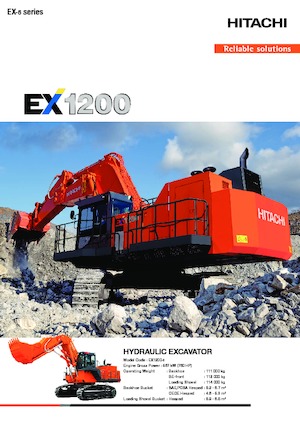Верижни екскаватори Hitachi EX1200-6