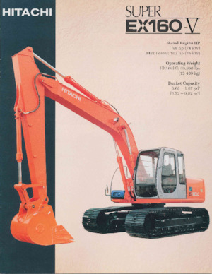 Верижни екскаватори Hitachi EX160