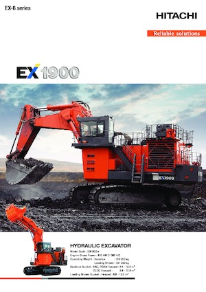 Верижни екскаватори Hitachi EX1900-6