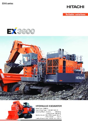 Верижни екскаватори Hitachi EX3600-6