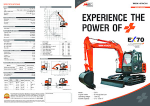 Верижни екскаватори Hitachi EX70