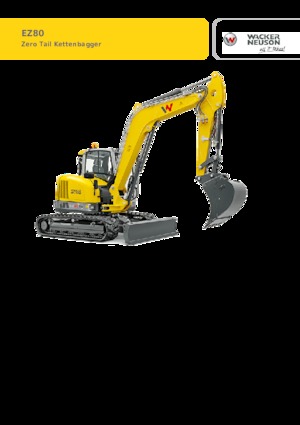 Верижни екскаватори Wacker Neuson EZ80