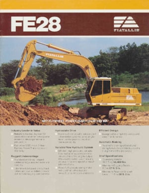 Верижни екскаватори Fiatallis FE28