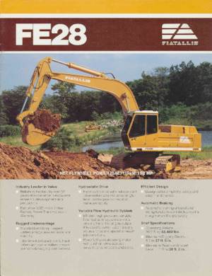 Верижни екскаватори Fiatallis FE28LC