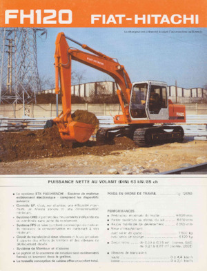 Верижни екскаватори Fiat-Hitachi FH 120