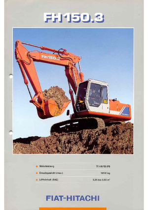 Верижни екскаватори Fiat-Hitachi FH 150.3 LCM