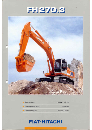 Верижни екскаватори Fiat-Hitachi FH 270.3 M
