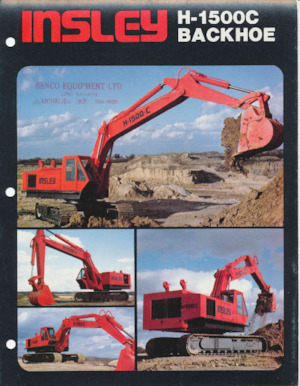 Верижни екскаватори Insley H-1500C