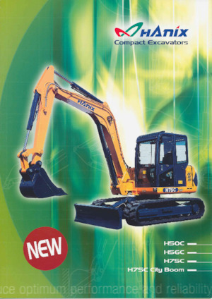 Верижни екскаватори Hanix H 75 C