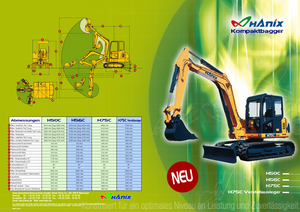 Верижни екскаватори Hanix H 75 CV