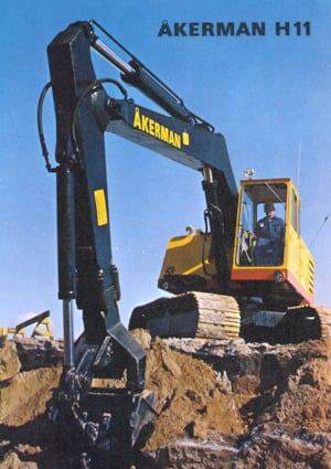 Верижни екскаватори Akerman-Volvo H11