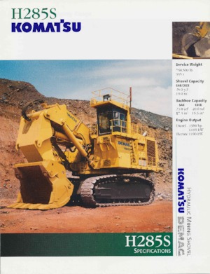 Верижни екскаватори Komatsu H285S