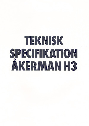 Верижни екскаватори Akerman-Volvo H3