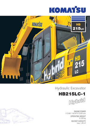 Верижни екскаватори Komatsu HB215LC-1