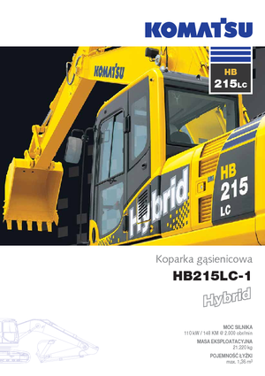 Верижни екскаватори Komatsu HB215LC-1