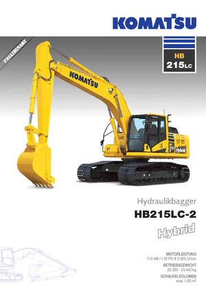 Верижни екскаватори Komatsu HB215LC-2