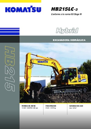 Верижни екскаватори Komatsu HB215LC-3