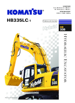 Верижни екскаватори Komatsu HB335LC-1