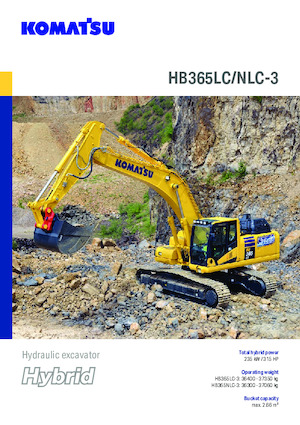 Верижни екскаватори Komatsu HB365LC-3E0