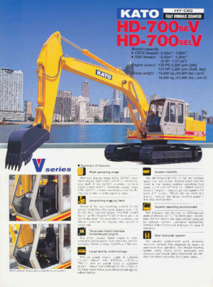 Верижни екскаватори Kato HD700SEV