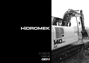 Верижни екскаватори Hidromek HMK 140 LC