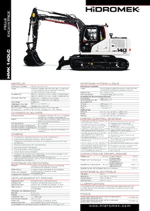 Верижни екскаватори Hidromek HMK 140 LC