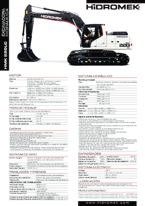 Верижни екскаватори Hidromek HMK 220 LC