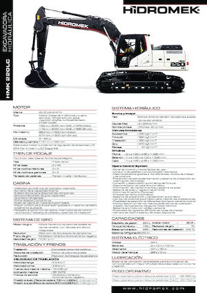 Верижни екскаватори Hidromek HMK 220 LC