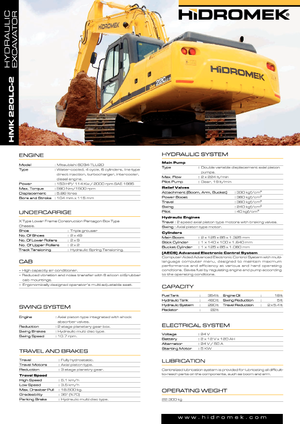 Верижни екскаватори Hidromek HMK 220 LC