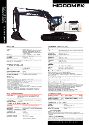 Верижни екскаватори Hidromek HMK 220 LC