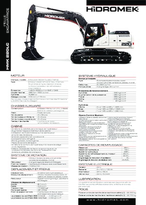 Верижни екскаватори Hidromek HMK 220 LC