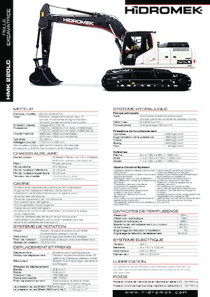 Верижни екскаватори Hidromek HMK 220 LC