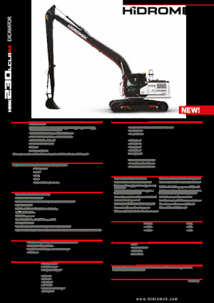 Верижни екскаватори Hidromek HMK 230 LC LR 