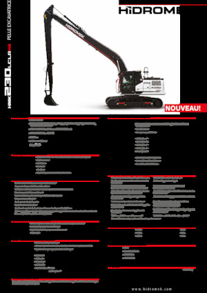 Верижни екскаватори Hidromek HMK 230 LC LR 