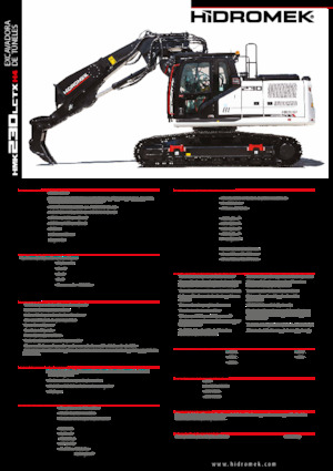 Верижни екскаватори Hidromek HMK 230 LC TX 