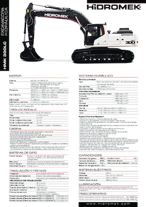 Верижни екскаватори Hidromek HMK 300 LC PLUS