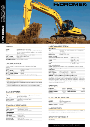 Верижни екскаватори Hidromek HMK 300 LC