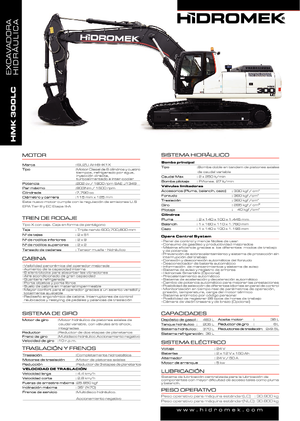 Верижни екскаватори Hidromek HMK 300 LC