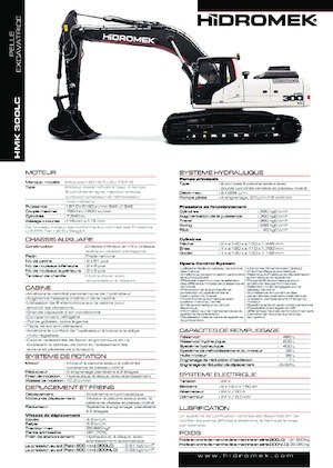 Верижни екскаватори Hidromek HMK 300 LC PLUS