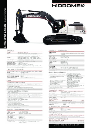 Верижни екскаватори Hidromek HMK 370 LC-HD