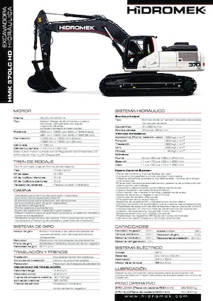 Верижни екскаватори Hidromek HMK 370 LC-HD