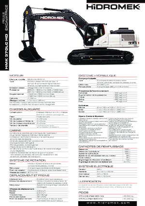 Верижни екскаватори Hidromek HMK 370 LC-HD