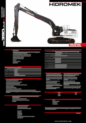 Верижни екскаватори Hidromek HMK 390 LC LR
