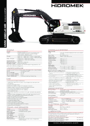 Верижни екскаватори Hidromek HMK 490 LC-HD